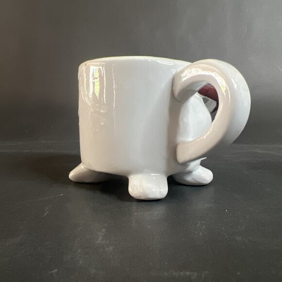Vintage G.O.T. Frog Face Mug – Eyeglasses – Whimsical Ceramic – Planter or Cup - Picture 6 of 8